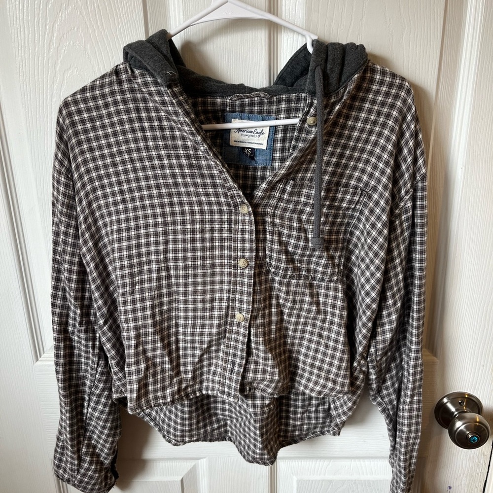 american eagle plaid jacket